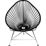 Innit Designs Acapulco Chair | Chrome/Black