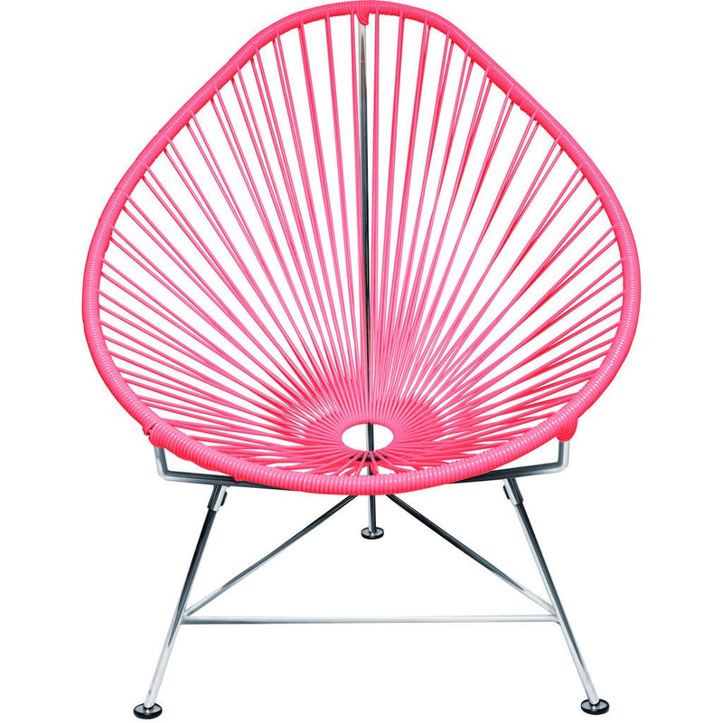 Innit Designs Acapulco Chair | Chrome/Pink