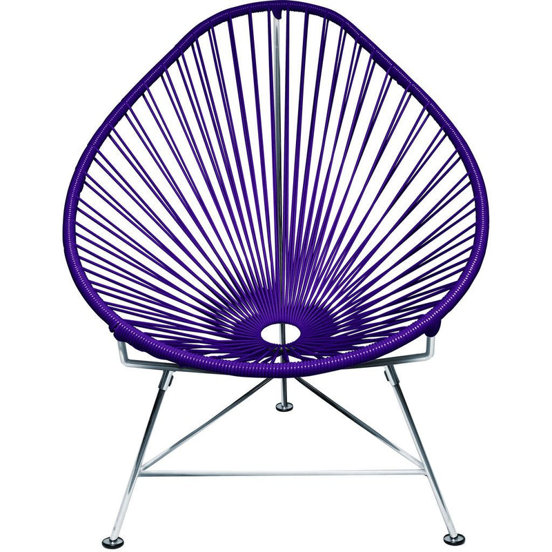 Innit Designs Acapulco Chair | Chrome/Purple