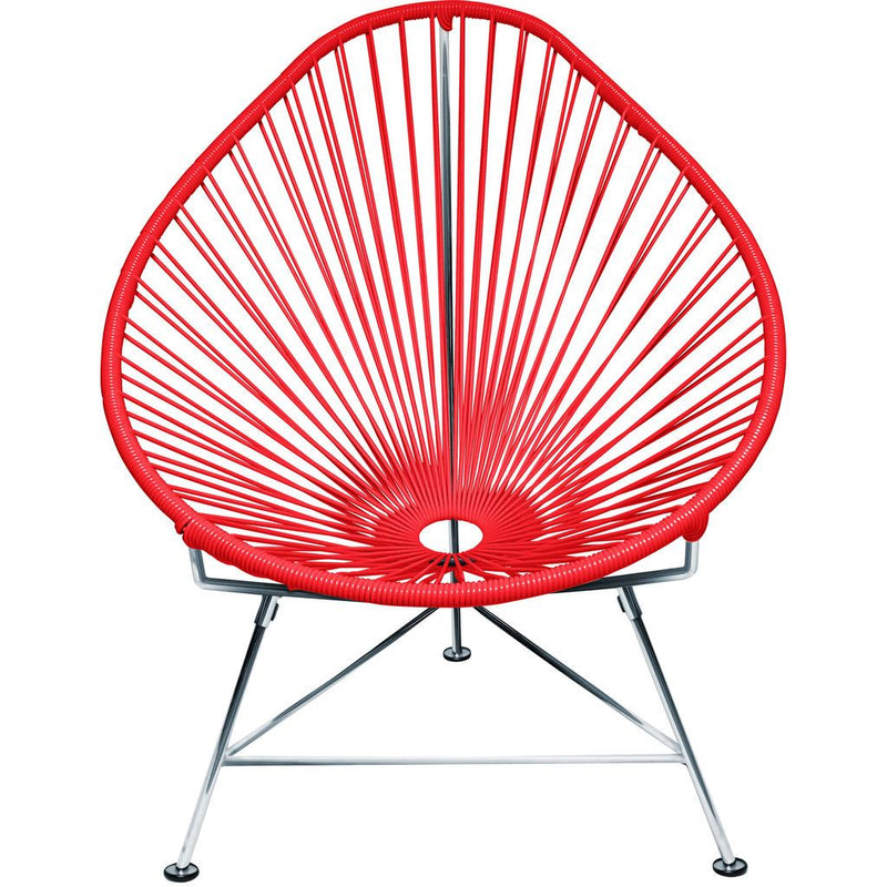 Innit Designs Acapulco Chair | Chrome/Red