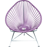 Innit Designs Acapulco Chair | Chrome/Orchid