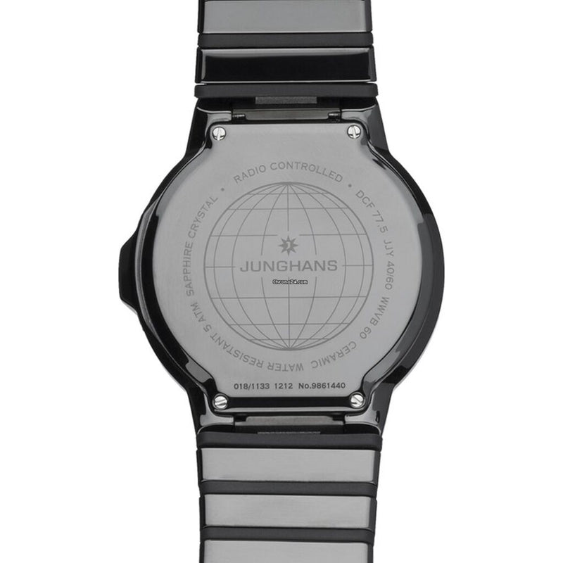 Junghans Force Mega Solar Watch | Black Ceramic Strap 018/1133.44