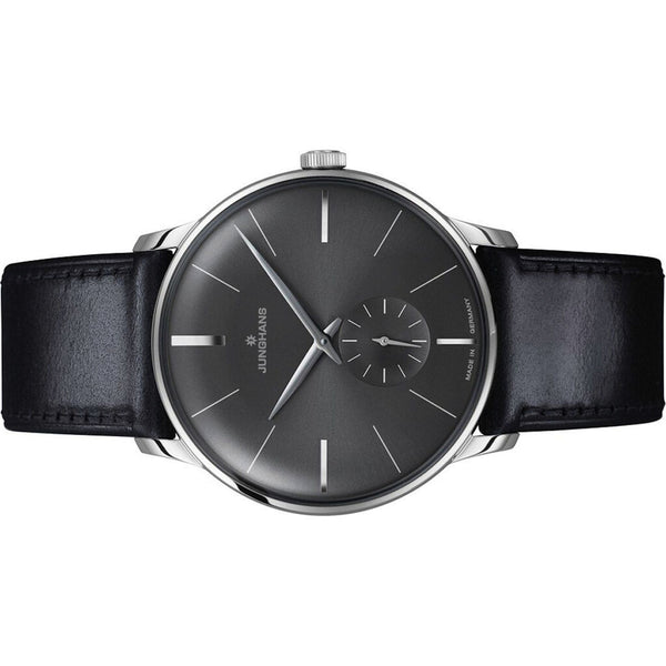 Junghans Meister Hand-Winding Watch | Black Horse Leather Strap 027/3503.00