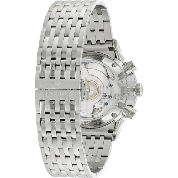 Junghans Meister Driver Chronoscope Grey Watch | Stainless Steel Bracelet 027/3686.44