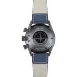Junghans Meister Pilot Anthracite Grey Watch | Cowhide Leather Strap 027/3795.00