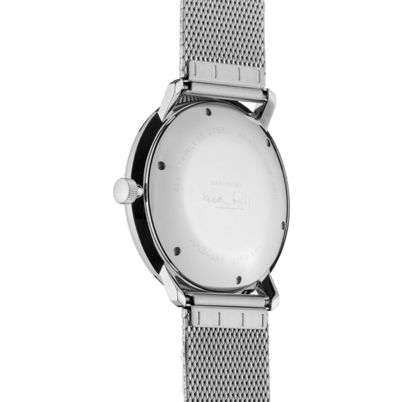 Junghans Max Bill Automatic Matt Silver Watch | Milanese Strap 027/4002.48