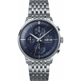 Junghans Meister Chronoscope Blue Watch | Stainless Steel Bracelet 027/4528.45