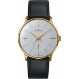 Junghans Meister PVD Hand-Winding Watch | Black Horse Leather Strap 027/5201.00
