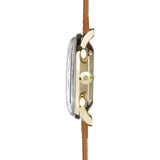 Junghans Meister Telemeter Matt Silver Watch | Brown Saddle Leather Strap 027/5382.00