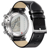 Junghans Max Bill Chronoscope 18ct White Gold 100 Jahre Bauhaus Watch | 027/9900.02