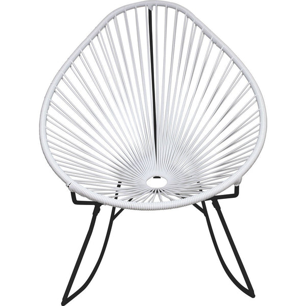 Innit Designs Acapulco Rocker Chair | Black/White -03-01-02