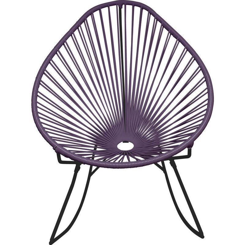 Innit Designs Acapulco Rocker Chair | Black/Grey