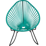 Innit Designs Acapulco Rocker Chair | Black/Turquoise