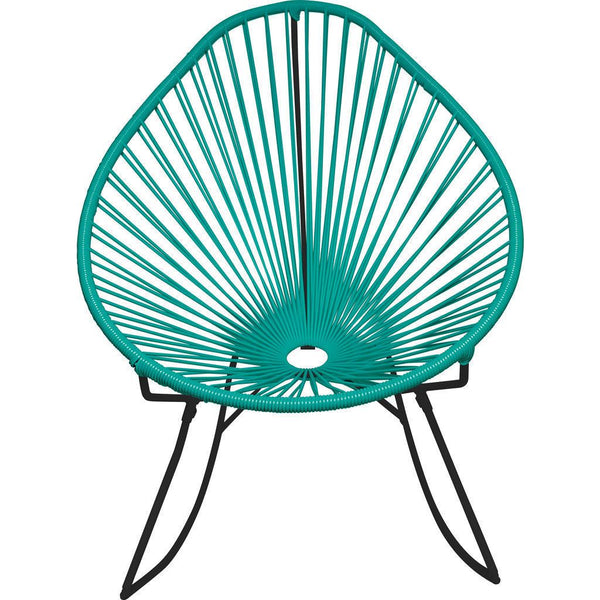 Innit Designs Acapulco Rocker Chair | Black/Turquoise