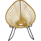 Innit Designs Acapulco Rocker Chair | Black/Gold