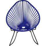 Innit Designs Acapulco Rocker Chair | Black/Deep Blue