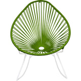 Innit Designs Acapulco Rocker Chair | White/Cactus