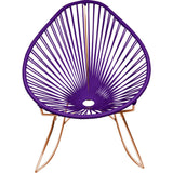 Innit Designs Acapulco Rocker Chair | Copper/Purple