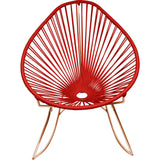 Innit Designs Acapulco Rocker Chair | Copper/Red