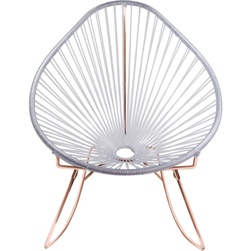 Innit Designs Acapulco Rocker Chair | Copper/Clear