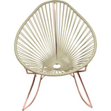 Innit Designs Acapulco Rocker Chair | Copper/Ivory