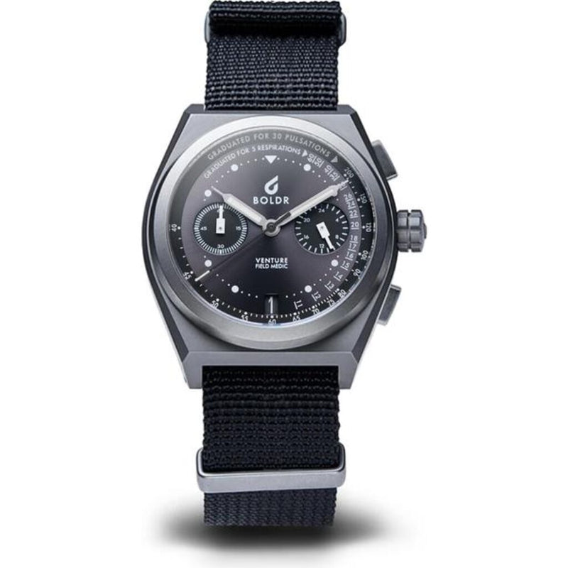 BOLDR Venture Field Medic Titanium Chronograph Watch