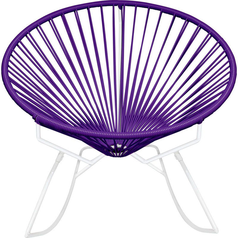Innit Designs Innit Rocker Chair | White/Purple