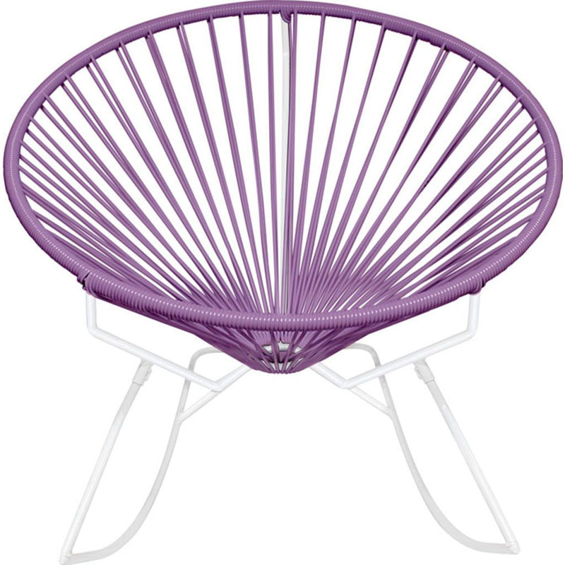 Innit Designs Innit Rocker Chair | White/Orchid