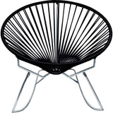 Innit Designs Innit Rocker Chair | Chrome/Black