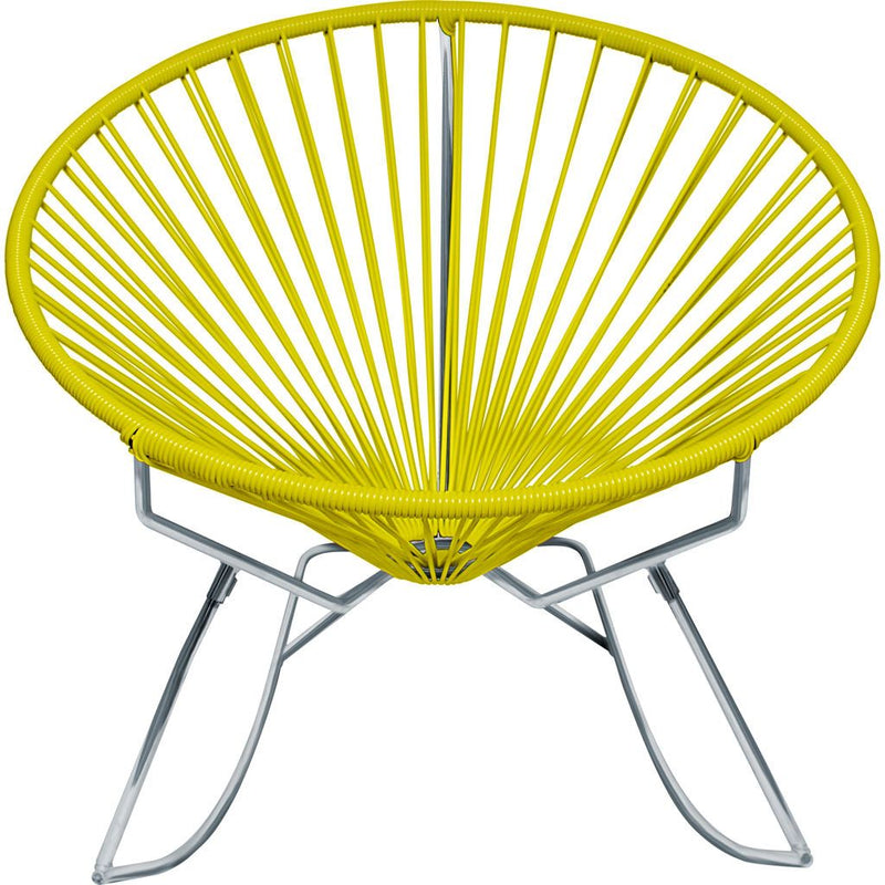 Innit Designs Innit Rocker Chair | Chrome/Yellow