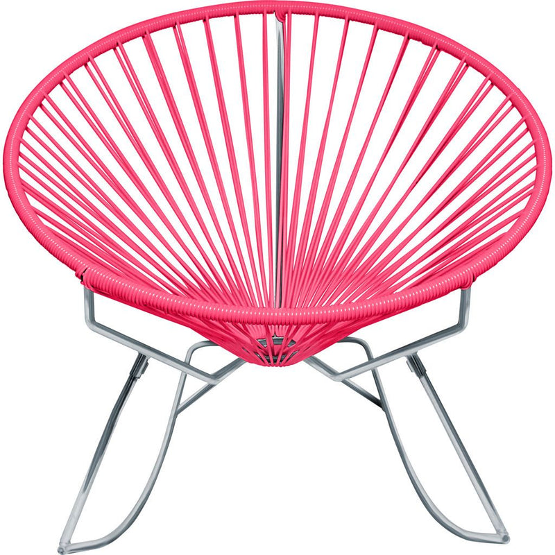 Innit Designs Innit Rocker Chair | Chrome/Pink