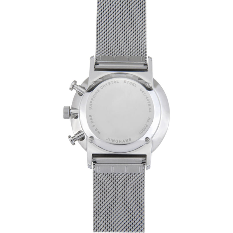 Junghans Form C Chronoscope Quartz Matt Taupe Watch | Milanaise Strap 041/4878.44