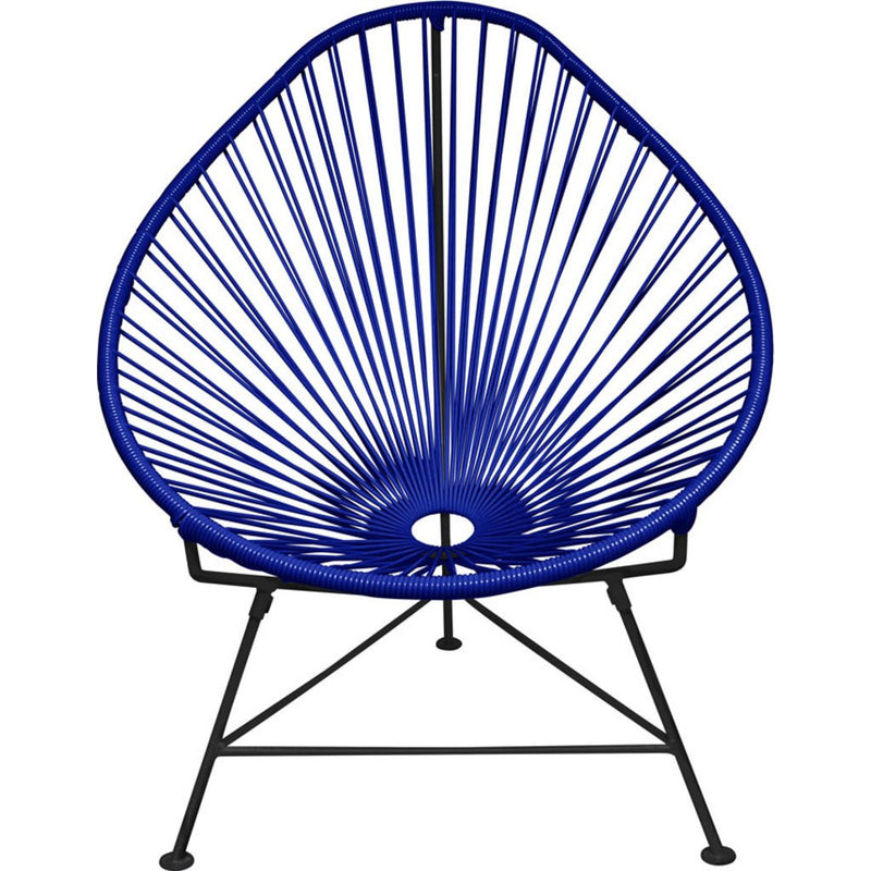 Innit Designs Junior Acapulco Chair | Black/Deep Blue-05-01-28