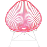 Innit Designs Junior Acapulco Chair | White/Bubblegum Bubblegum Pink-05-02-05
