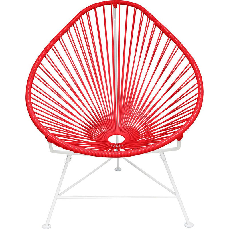 Innit Designs Junior Acapulco Chair | White/Red