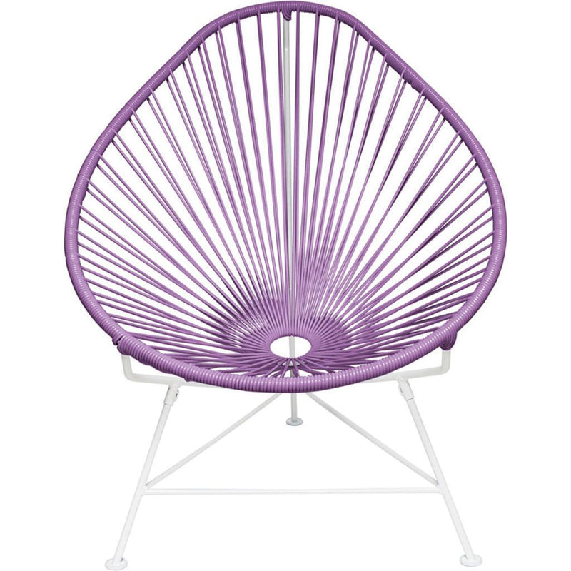 Innit Designs Junior Acapulco Chair | White/Orchid