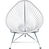 Innit Designs Junior Acapulco Chair | Chrome/White