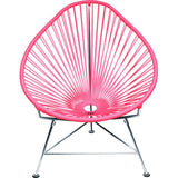 Innit Designs Junior Acapulco Chair | Chrome/Pink