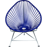Innit Designs Junior Acapulco Chair | Chrome/Deep Blue