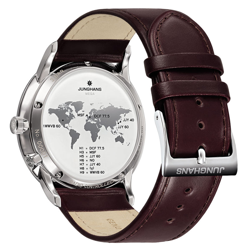 Junghans Meister Mega Kleine Sekunde Watch | Brown Horse Leather Strap 058/4902.00