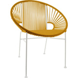 Innit Designs Concha Chair | White/Caramel