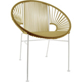 Innit Designs Concha Chair | White/Gold