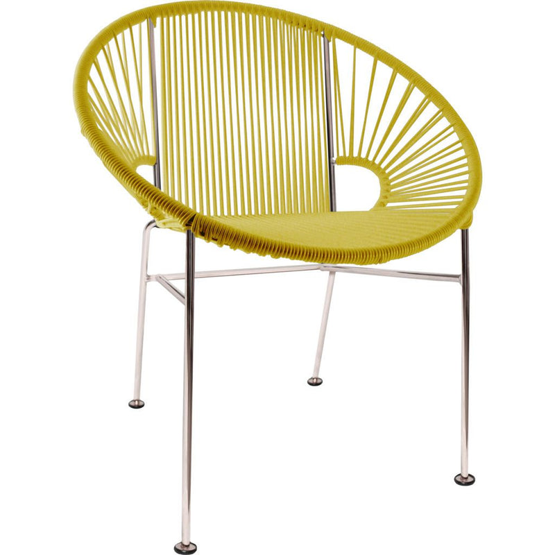 Innit Designs Concha Chair | Chrome/Yellow
