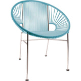 Innit Designs Concha Chair | Chrome/Blue
