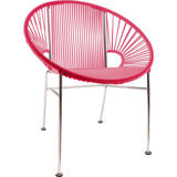 Innit Designs Concha Chair | Chrome/Pink