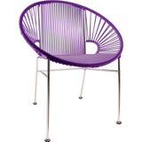 Innit Designs Concha Chair | Chrome/Purple