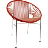 Innit Designs Concha Chair | Chrome/Red