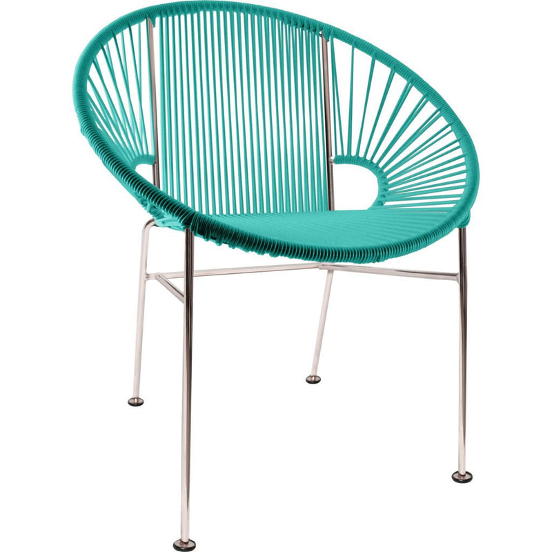 Innit Designs Concha Chair | Chrome/Turquoise