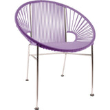 Innit Designs Concha Chair | Chrome/Orchid