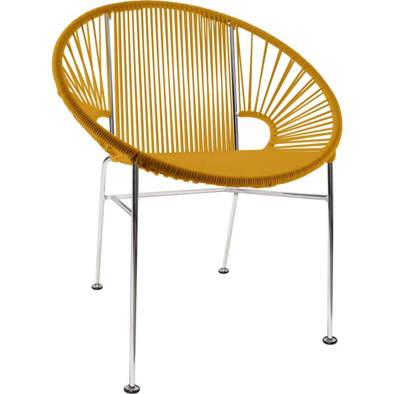 Innit Designs Concha Chair | Chrome/Caramel